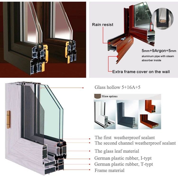 Aluminum Window Cross Section Detail