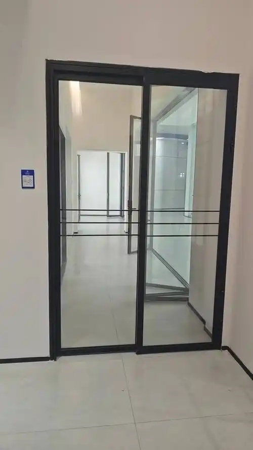 High-quality Modern Aluminum Alloy Sliding Double Doors with Fiberglass Screen-For Bedrooms Kitchens Supermarkets-PDPT Style