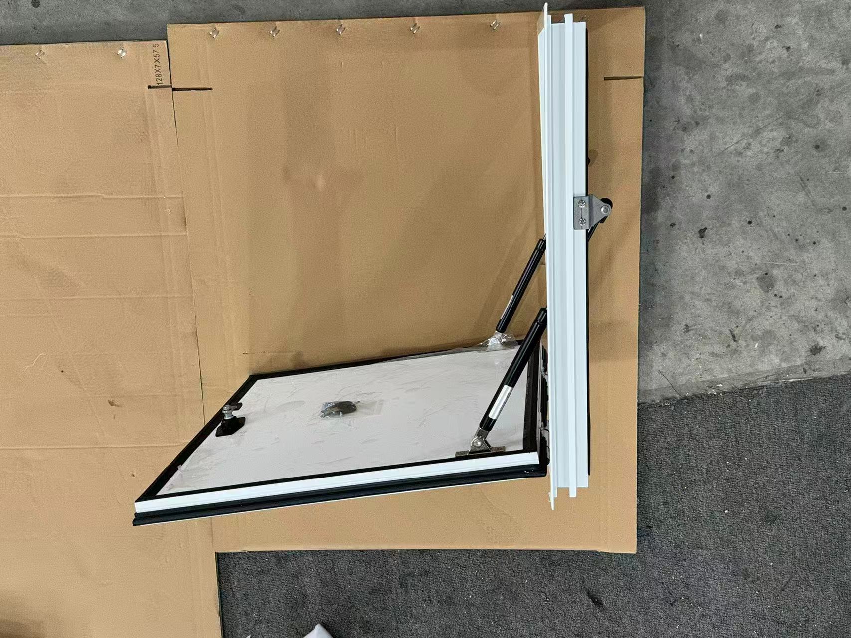 RV Accessories RV Hatch Door Lockable Aluminum Alloy Door Caravan Hatch Luggage Door