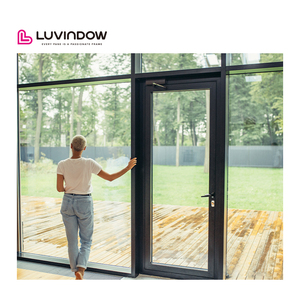 Hurricane Resistant Double Glass Aluminum Doors