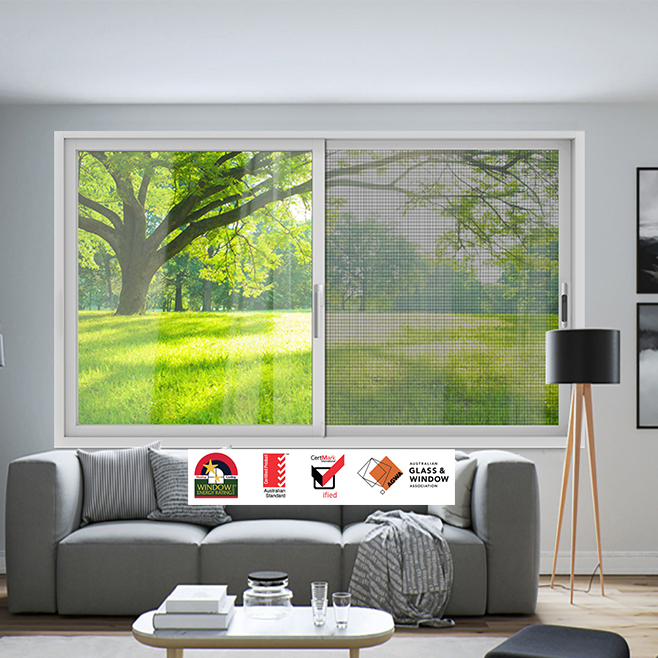 Australian AS2047 AS1288 AS&NZS2208,AS4666 Double Glazed Aluminium Sliding Windows Supports Measurement Installation