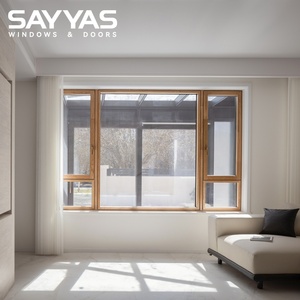 SAYYAS Minimalist Aluminum Clad Wood Casement Window