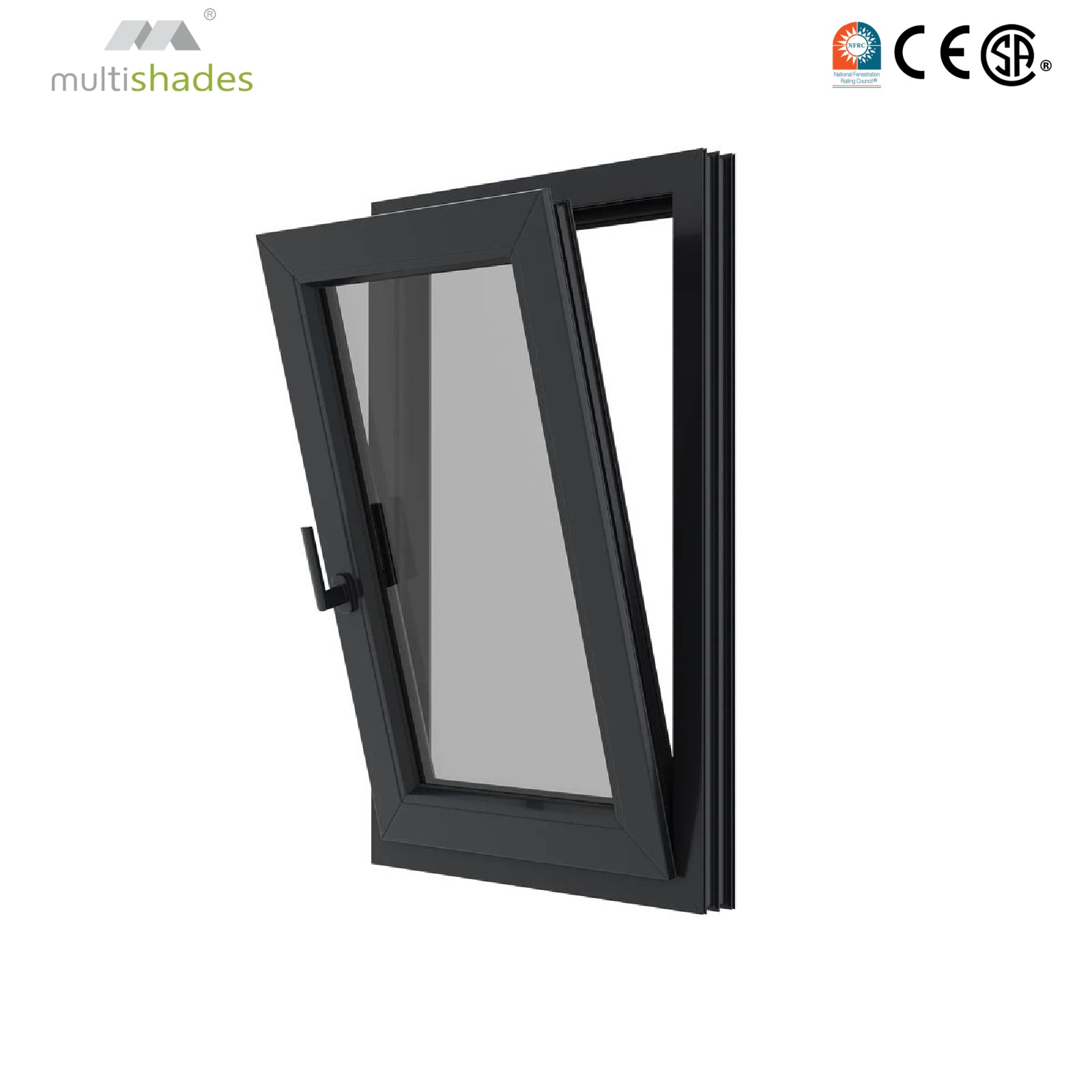 NFRC AS2047 European Style High Quality Energy Efficient Thermal Break Aluminum Triple Glaze Passive House windows