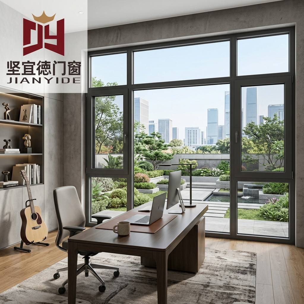 Heavy Duty 86 Series Aluminum Casement Window, Large Section 798 Type Window Frame for Villa & House