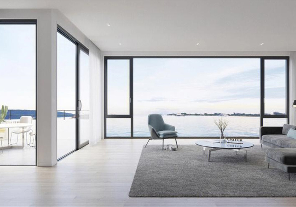 Overseas project case rendering with aluminum doors and windows 3