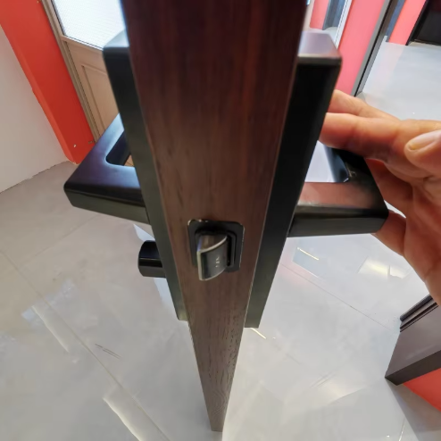 Aluminum Alloy Double-Layer Glass Fiberglass Side Opening Door Ultra-Narrow Minimalist Design Fireproof Soundproof Kitchen