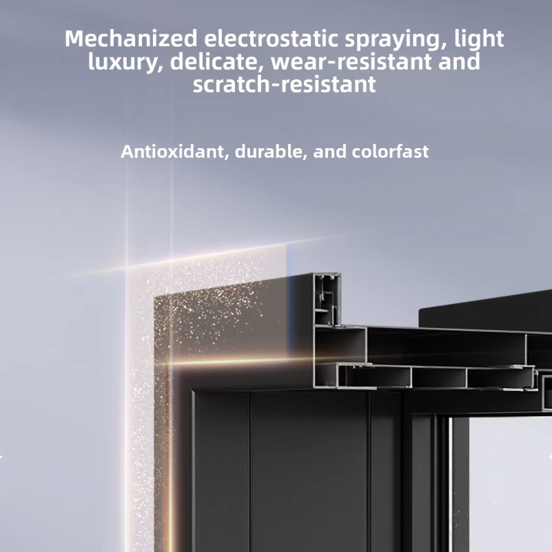 Modern Style 79x32 Aluminum Alloy Tempered Frosted Glass Door Waterproof for Interior Bathroom Use Finished Surface