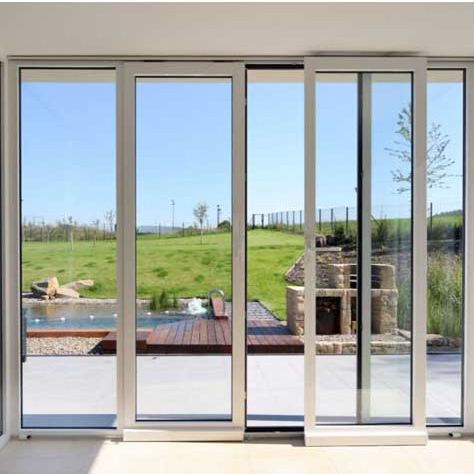 Best-selling Aluminium Alloy Double Glass Interior Sliding Pocket Doors Sliding Doors Supplier