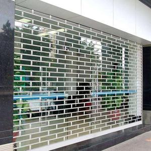 Modern Aluminum Frame Crystal Folding Door Custom Telescopic Transparent PC Sliding Door