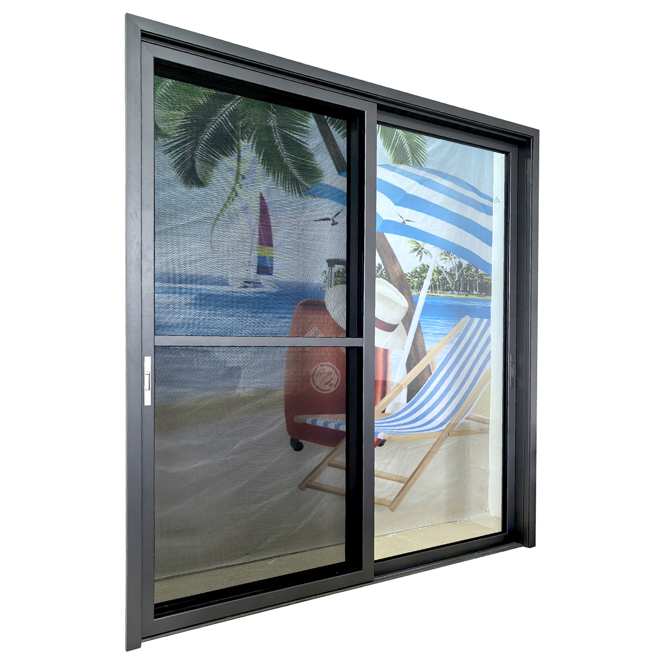 Modern Interior Glass Partition Sliding Door System