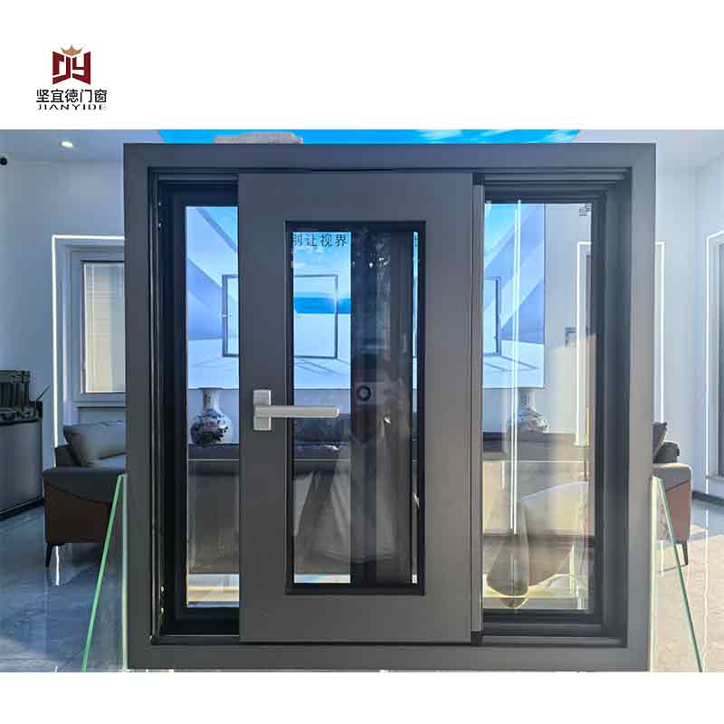 European Style Aluminum Window Wholesale Price Double Glazed Aluminum Sliding Windows Modern Style Heat Insulation