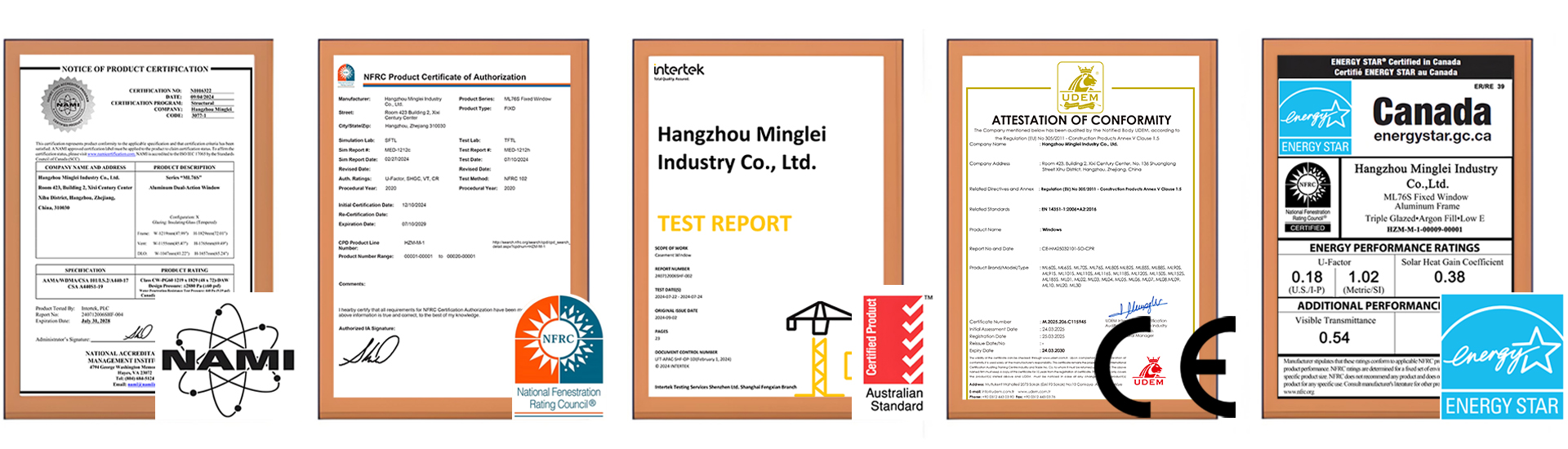 Certifications Grid