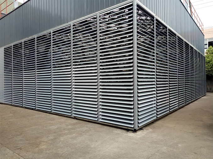 Aluminum Alloy Horizontal Louver Windows with Modern Design for Outdoor Use Air Ventilation & Shutter Protection