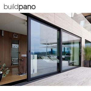 Heavy Duty Modern Design Glass Pocket Sliding Door