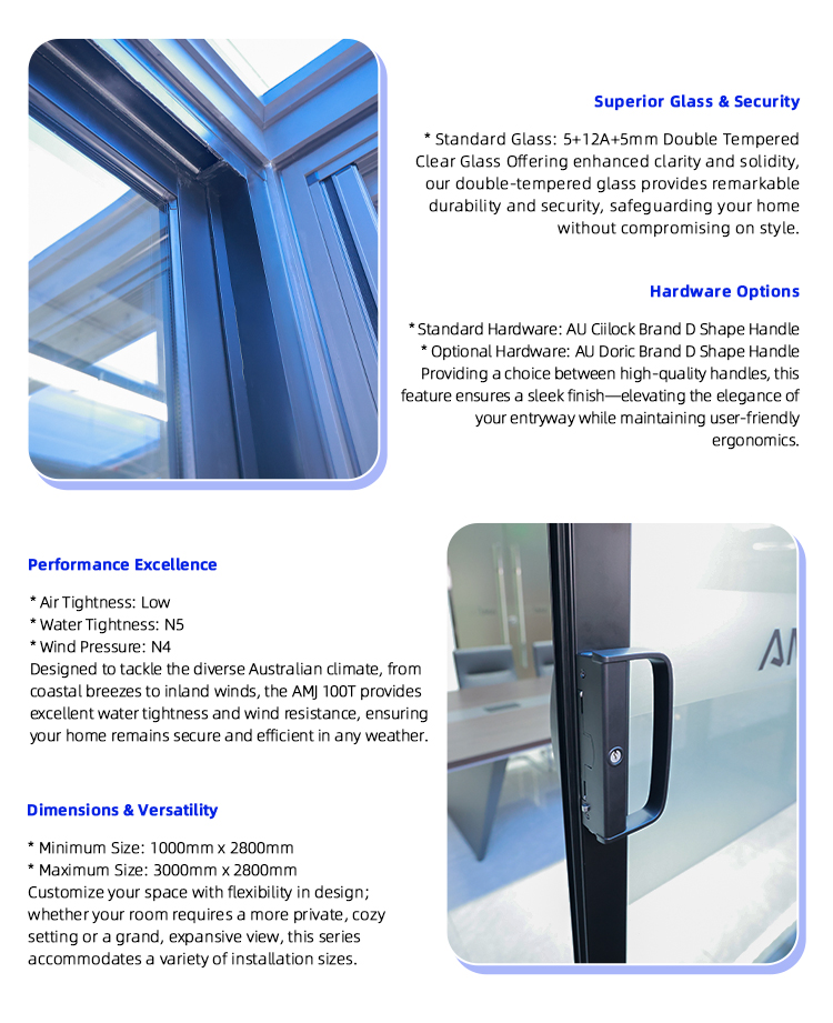 AMJ 100T Sliding Door Detail