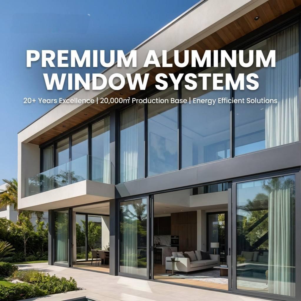 Heavy Duty 86 Series Aluminum Casement Window, Large Section 798 Type Window Frame for Villa & House