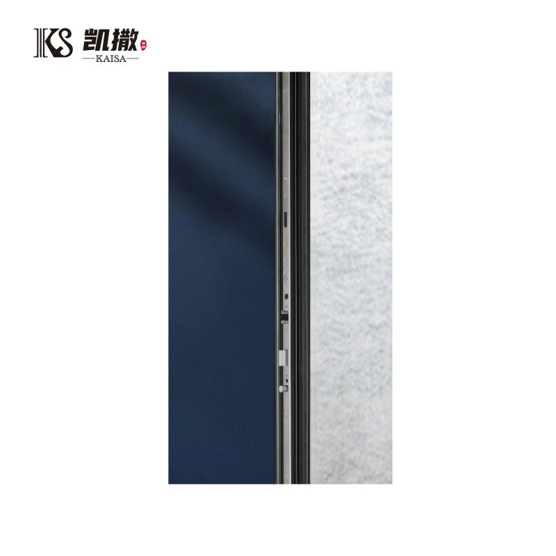 European Standard Luxury Hurricane Impact Single Front Doors Anti-theft Cast Aluminum House Door Metal Security Door