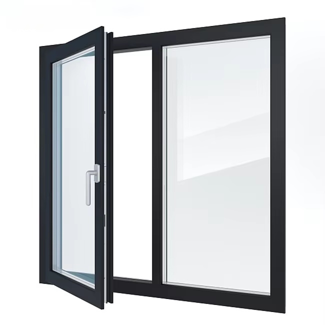 Custom Custom Windows With Low E Acoustic Glass in Aluminum Alloy Frame System, Glass Windows for Homes and Porch Project Design