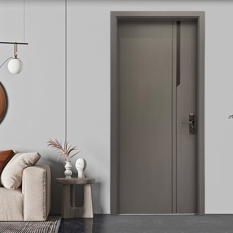 Foshan Aluminum Alloy Anti-Theft Bedroom Door Household Soundproof Environmentally Friendly All-Aluminum Interior Study Door