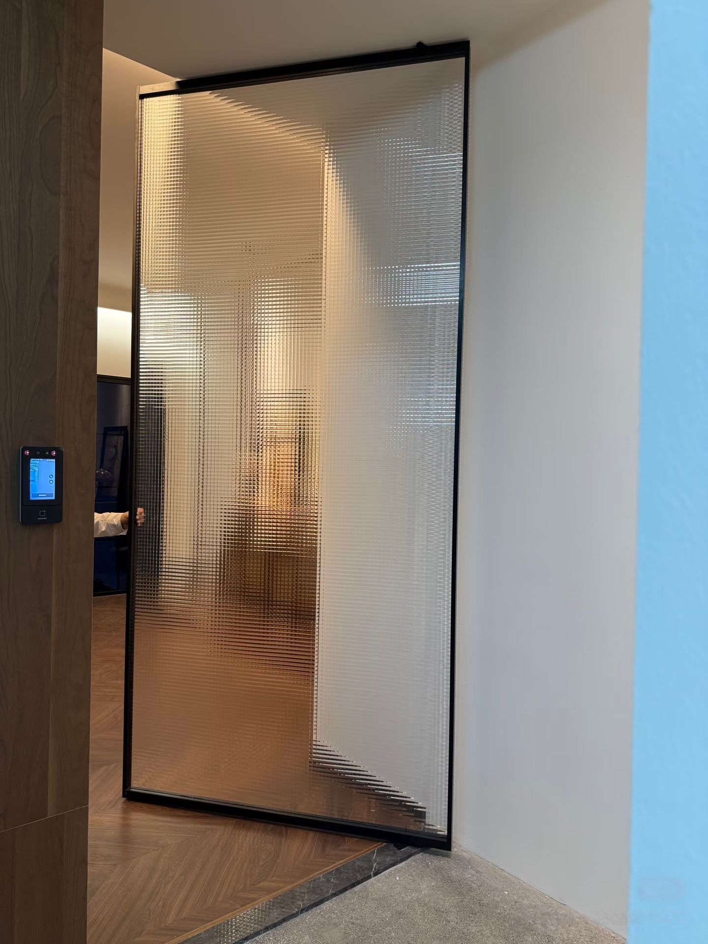 Aluminum Glass Pivot Door Modern Home Main Entrance Security Entry Front Doors