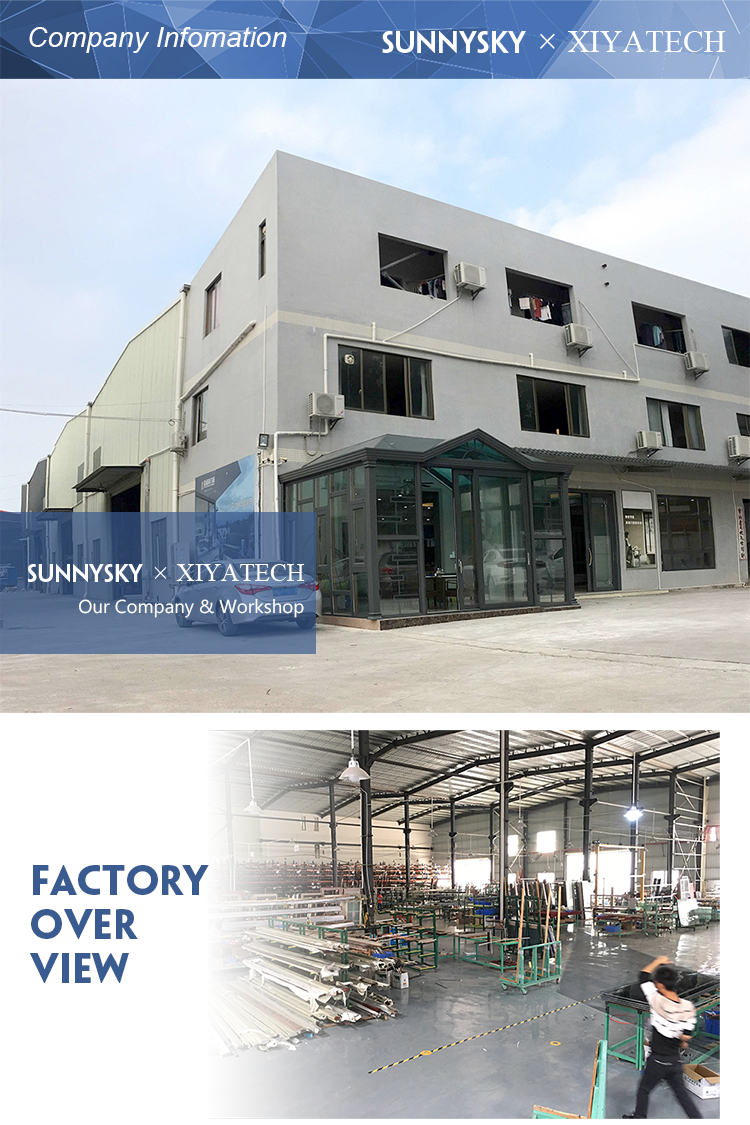 XIYATECH Pivot Door Supplier Entrance Security Exterior Mian Door Aluminium Profile Custom Tempered Glass