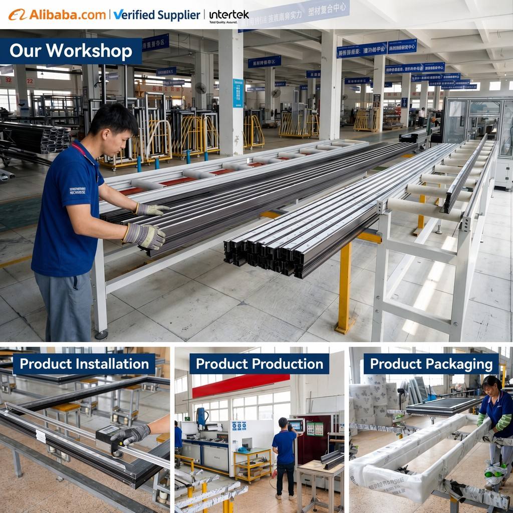 American Replacement Single Hung Windows Aluminum Vertical Sliding Single Hung Windows with Full Insect Screen