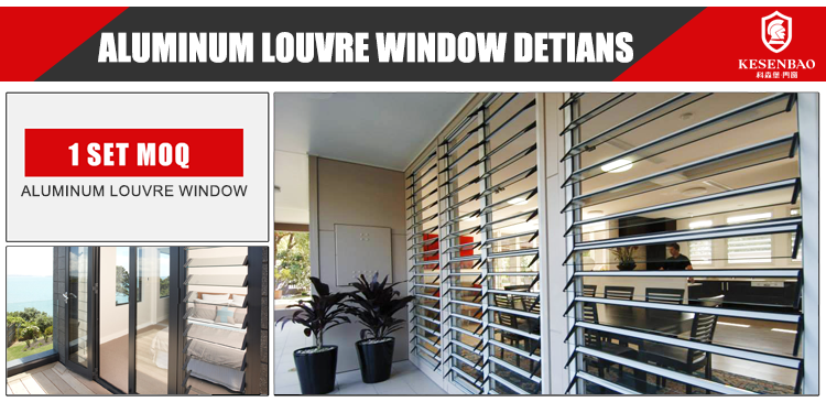 Aluminum Louvre Window Technical View